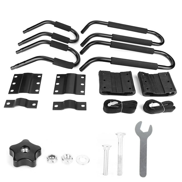 Kayak Carrier Rack Set Canoe Boat Surf Ski Roof Top Mount Bar Rack Car