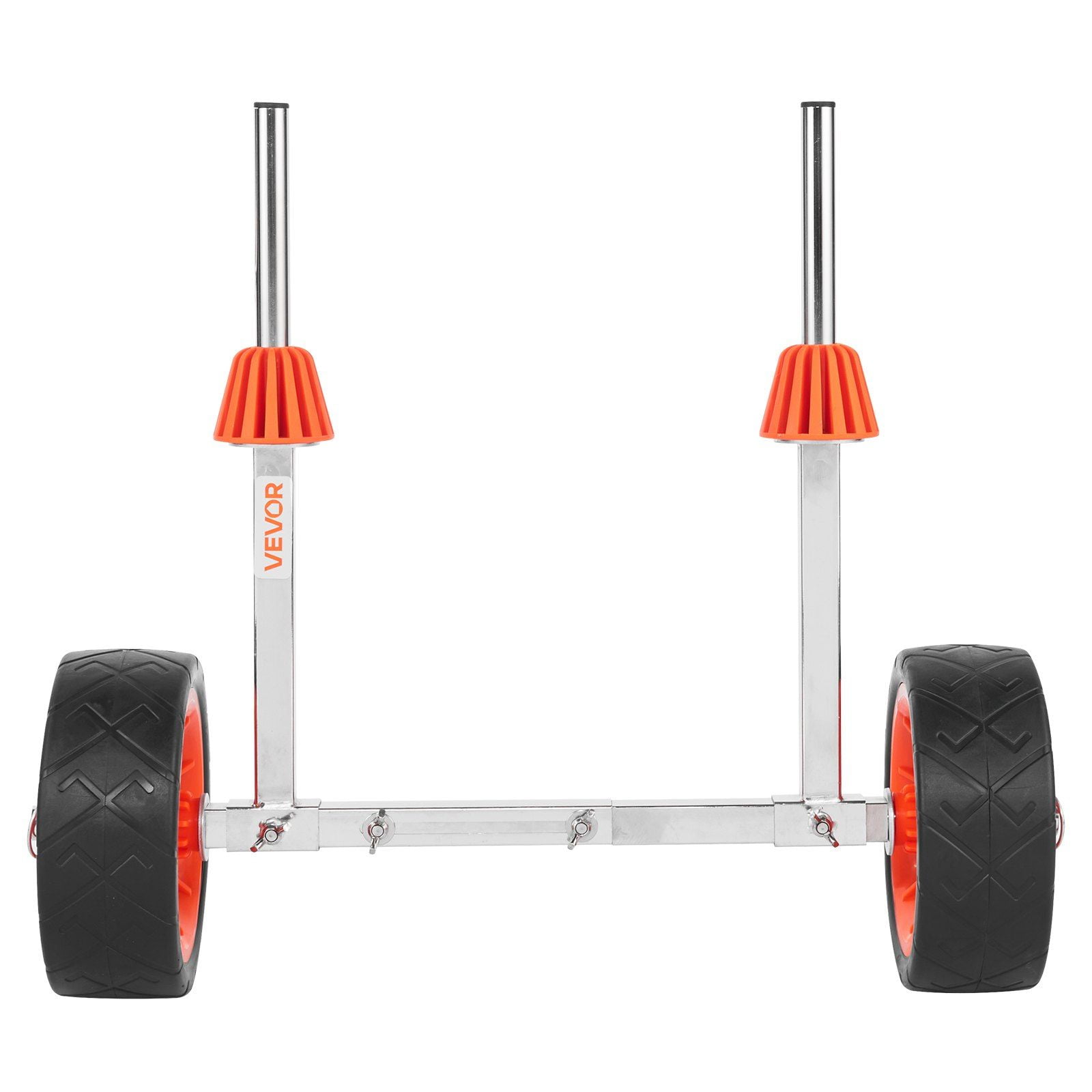 Kayak Cart 250 lbs Load Capacity 7.5 Inch Solid Rubber Tires Kickstand Quick Assembly Dolly for Canoe Paddle Board