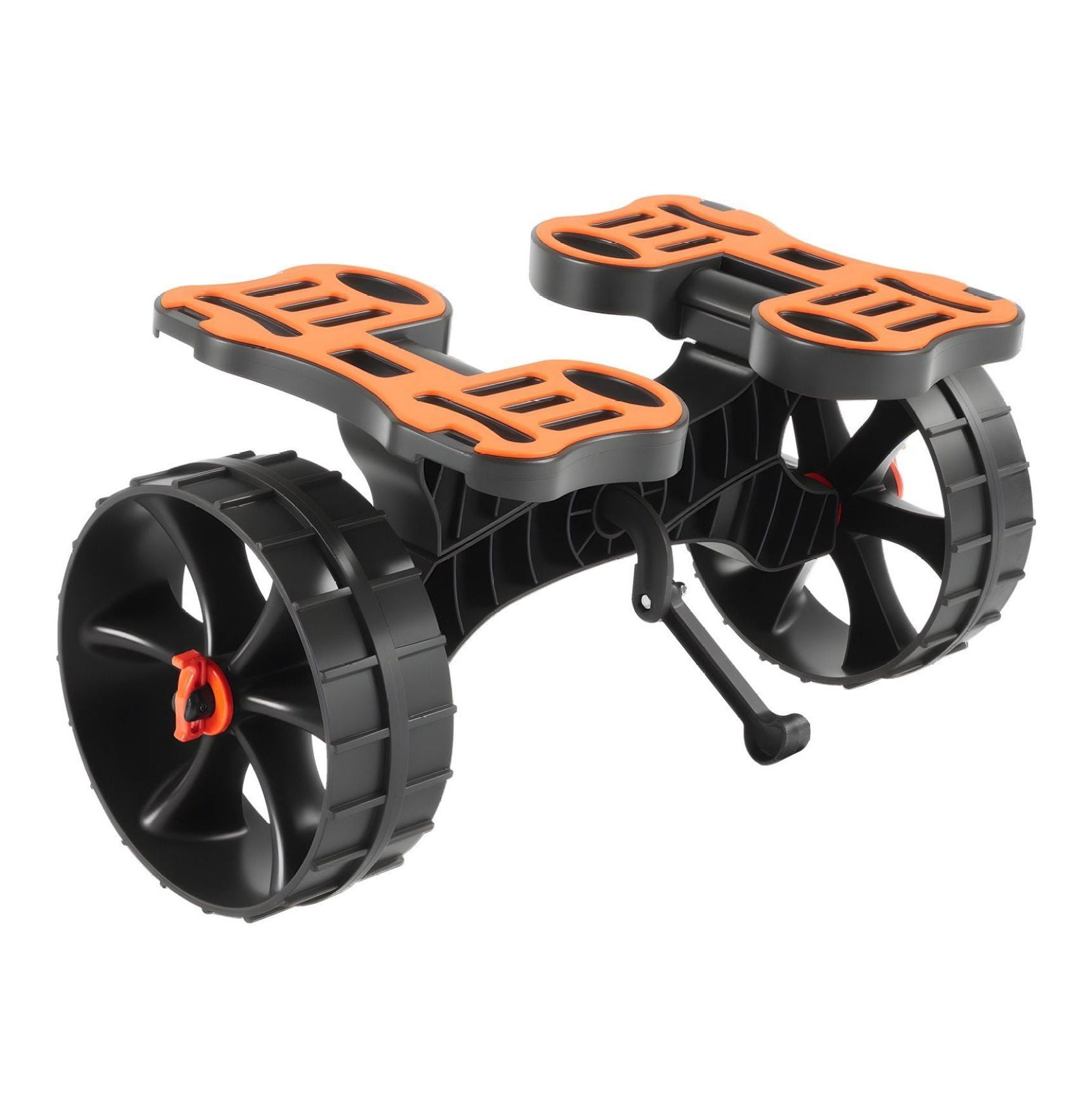 Kayak Cart 300 Lbs Capacity - Foldable Kayak Trolley with 10-inch Tires & Ratchet Strap - Canoe & Paddle Board Carrier for Transport