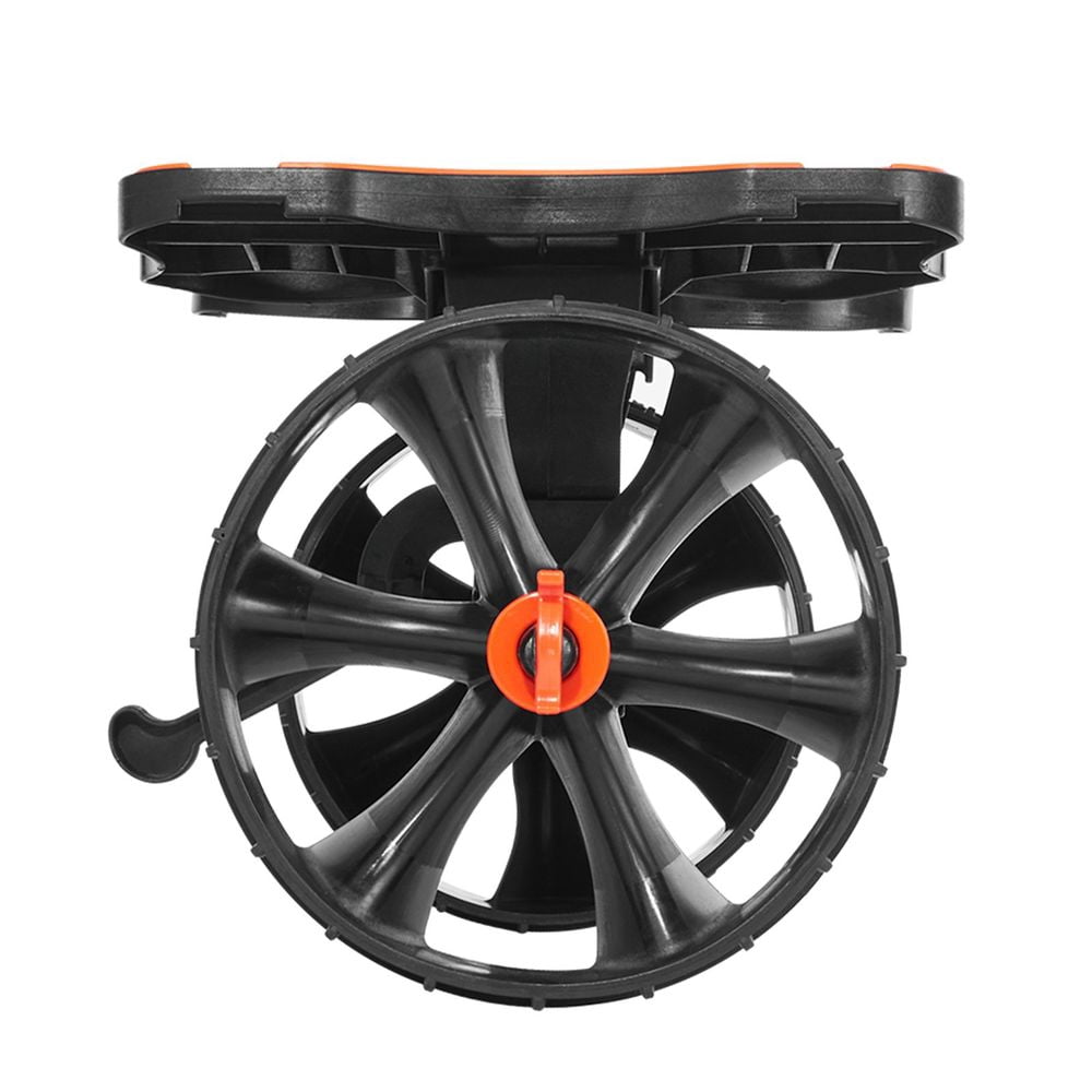 Kayak Cart, 300 lbs Load Capacity, Foldable Kayak Trolley with 10-inch Solid Rubber Tires & 1 Ratchet Strap, Paddle Board Trolley for Carrying Kayaks, Canoes, Paddleboards, Float Mats, Jon Boats
