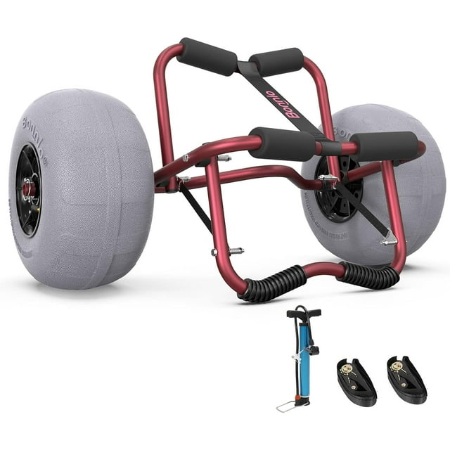 Kayak Cart Trolley Canoe Paddle Board Boat Cart Carrier Dolly with 12