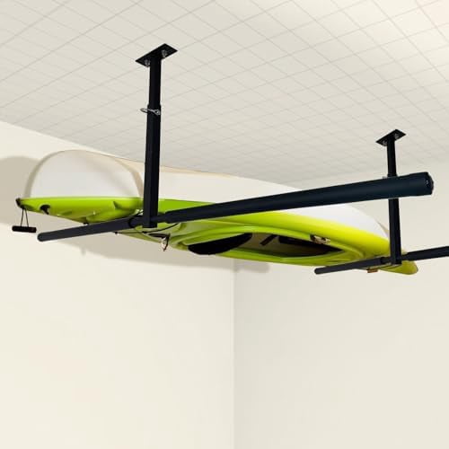 Kayak Ceiling Storage Rack, Ceiling Storage Rack for 2 Kayak Canoe SUP ...