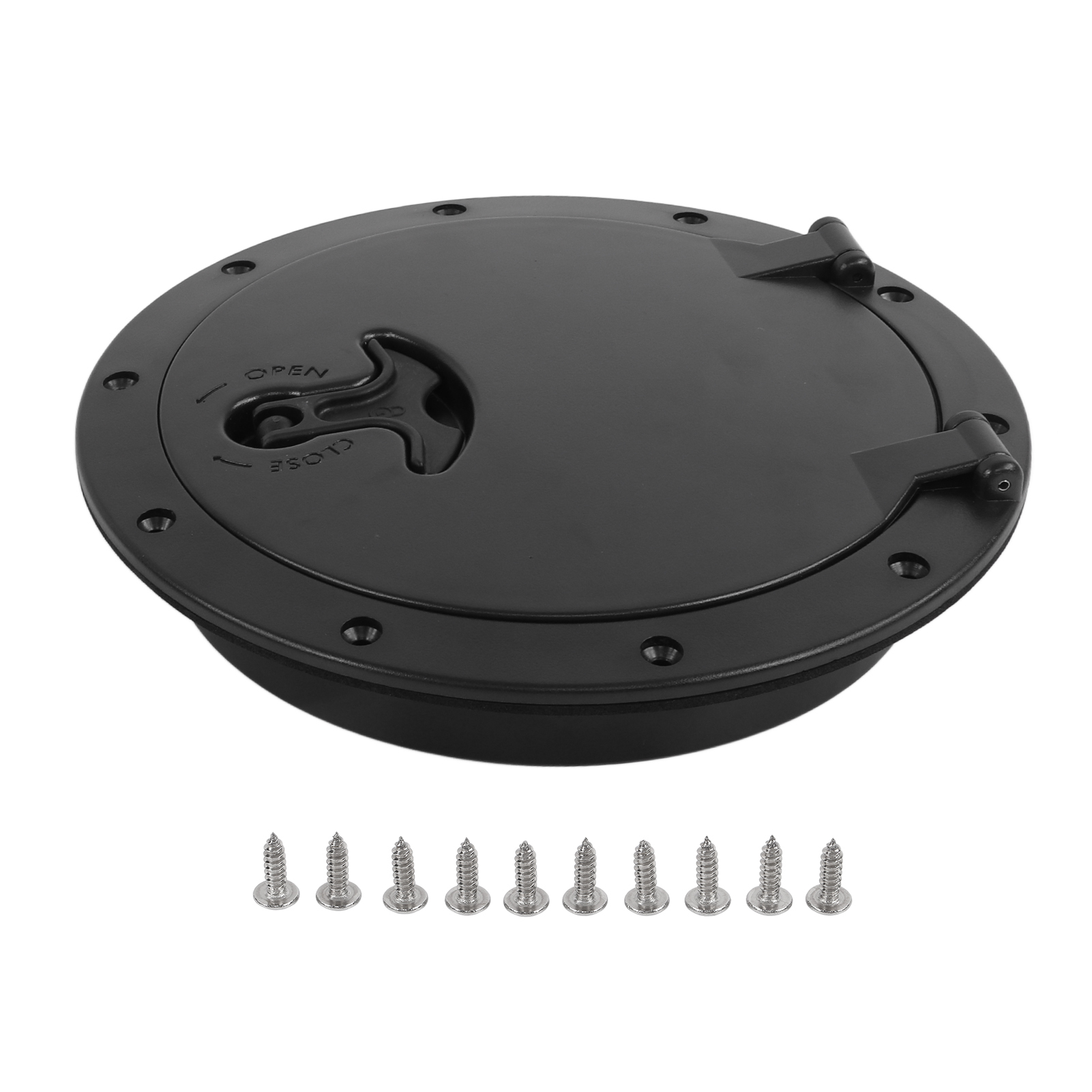 Kayak Compartment Cover Waterproof 8 Inch Canoeing Deck Plate with Red