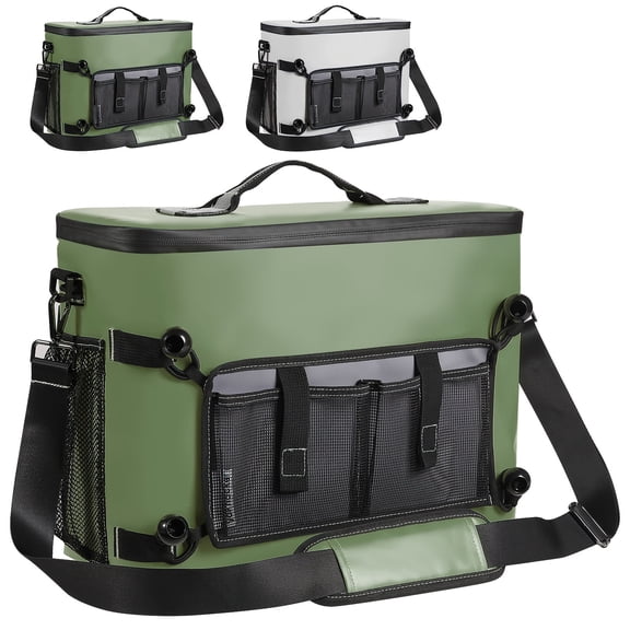 Kayak Cooler Bag, Waterproof Seat Back Cooler for Lawn-Chair Kayak Seats