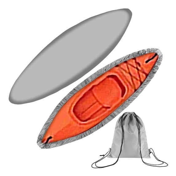 Kayak Cover Canoe Cockpit Dust Cover, Waterproof UV Sunblock Shield- Protector for Fishing Boats,Kayak,Canoe