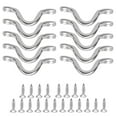 thumbnail image 1 of Kayak Deck Loops,Boat Top Pad Eye,Kayak Deck Loops Stainless Steel Boat Top Pad Eye Canoe Rigging Loop Boat Accessory, 1 of 8