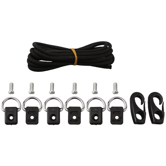 Kayak Deck Rigging Kit Accessory For Boat Kayak Canoe Elastic Cord D Buckle
