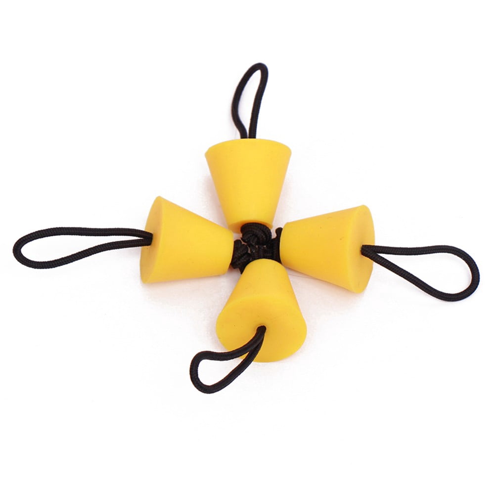 Kit De 4 Bouchons De Vidange En Silicone Universels Pour Kayak, Canoë, Bateau - Diam. 1.9 à 3.8 Cm - PATIKIL