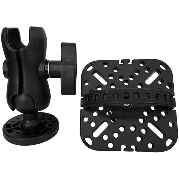 Kayak Electronic Fish Finder Mount Base 360 Degree Universal Kayak Fish Finder Plate for Kayak Pontoon Canoes Enduring
