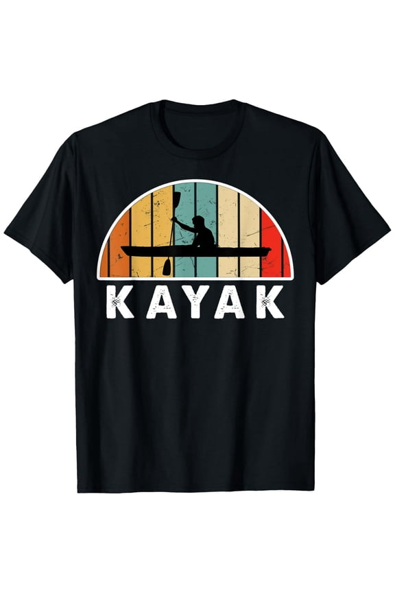 Kayak Fishing Kayaking Paddle Canoeing Rafting Kayaker T-Shirt