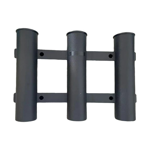 Kayak Fishing Rod Holder - Detachable 3-Tube Adjustable Fishing Rod Holder for Ocean Kayak Side Mount, Secure Rod Storage Solution for Anglers