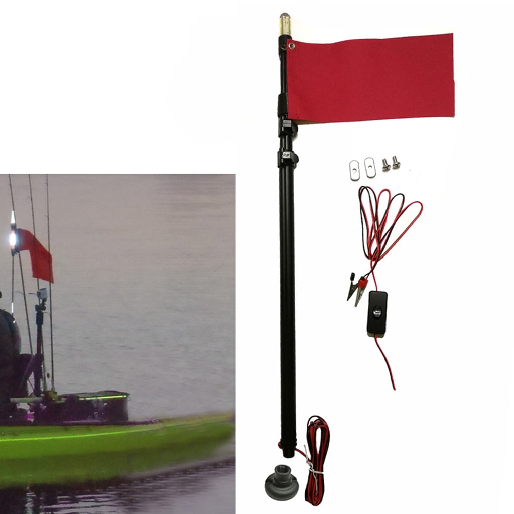 Kayak Flag Track Mount Kayak Safety Flag Easy Installation with Stable