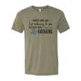 thumbnail image 1 of Kayak Gift, Thinking About Kayaking, Kayak Shirt, Unisex Fit, Rafting Shirt, Kayaking Gift, Float Trip Shirt, Sublimated Tee, Kayak Apparel, Heather Olive, 2XL, 1 of 1