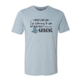 thumbnail image 1 of Kayak Gift, Thinking About Kayaking, Kayak Shirt, Unisex Fit, Rafting Shirt, Kayaking Gift, Float Trip Shirt, Sublimated Tee, Kayak Apparel, Stonewash Denim, 2XL, 1 of 1