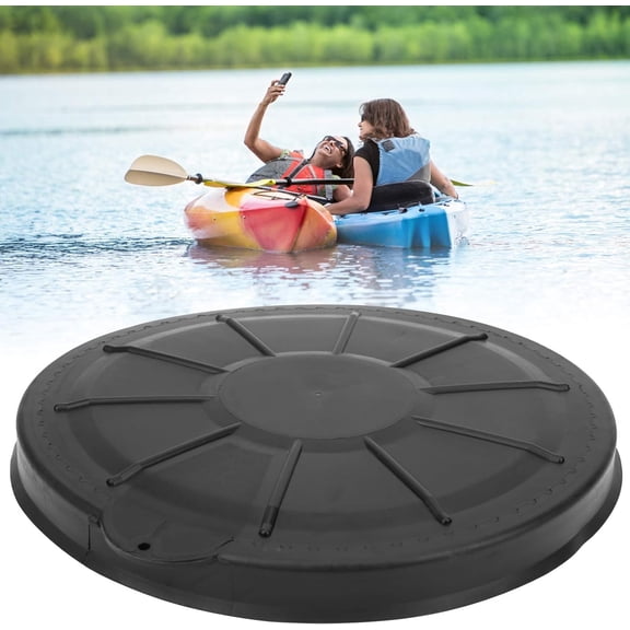 Kayak Hatch Covers,Kayak Round Hatch Cover 10 Inch,Kayak Storage Compartment Cover,Plastic Canoeing Kayak Dedicated Storage Warehouse Round Compartment Cover Accessory