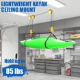 thumbnail image 1 of Kayak Hoist for Garage Ceiling Storage, 85 lbs Capacity Lift Pulley System for Lightweight Kayak Ladder Bike Surfboard, 1 of 6