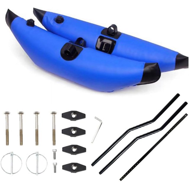 Kayak Inflatable Fishing Boat Standing Buoyant PVC Stabilizer Set for