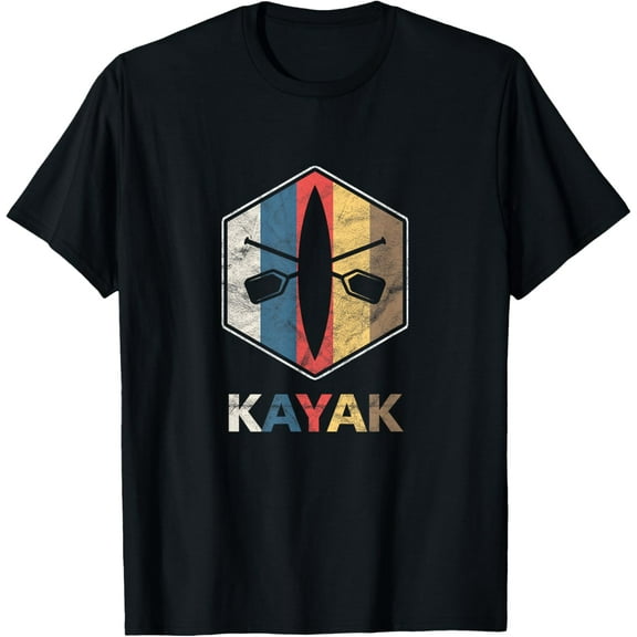 Kayak Kayaking Paddle Canoeing Fishing Rafting Kayaker Gift T-Shirt