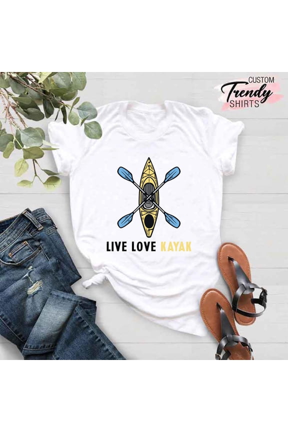 Kayak Lover T-Shirt, Kayaking Gifts for Women and Men, Kayaker Shirt, Water Sports Gifts, Camping Gifts, Kayak Shirt Men, Kayaker Gifts TSHIRT All Size S-5XL
