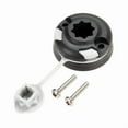 thumbnail image 1 of Kayak Multi-Functional Accessories Fishing Rod Big Round Base Eight Star Hole Base Bracket Holder,1 * Base support retainer 1 * Sleeve fitting,Black, 1 of 7