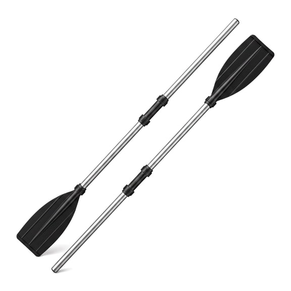 Gaoxin Kayak Paddle, 2pc Aluminum Alloy Oar, Thickened Hand Crank Design for Inflatable Boats, Fishing Boats, Rubber Rafts, 49.61in