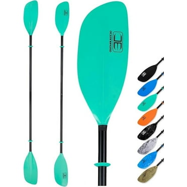 Kayak Paddle 86in/218cm, 90.5in/230cm Alloy Shaft 2-Piece Floatable Kayak Oar for Kayaking Canoeing Boating-xlk