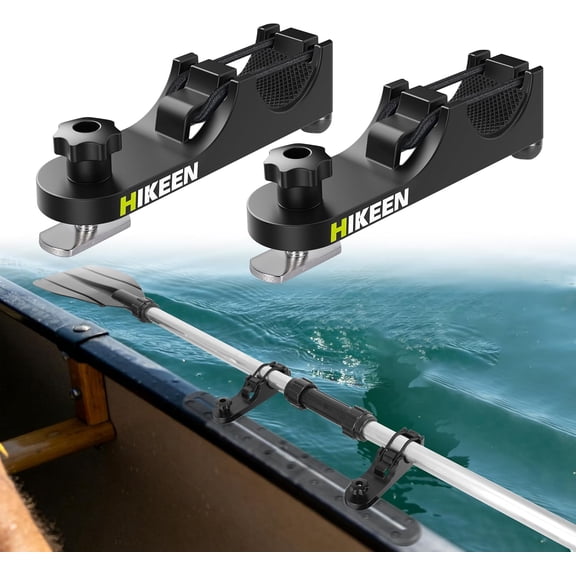 Kayak Paddle Holder, Fishing Net Fishing Rod Holder, Track Mount Accessories for Canoe, Paddle Board