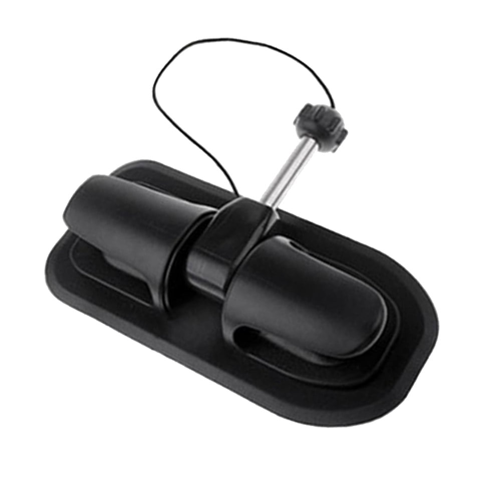 UKCOCO Boat Accessories Paddle Lock Anchor Holder Plastic 1Set Black