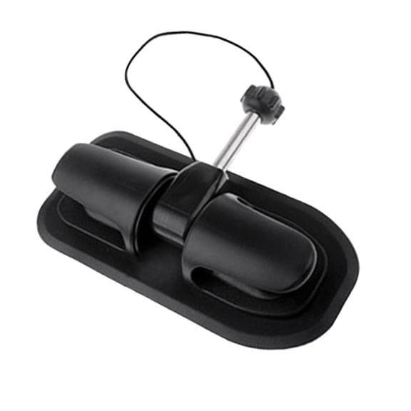 UKCOCO Anchor Rope Holder Paddle Lock Anchor Holder Plastic 1Set Black