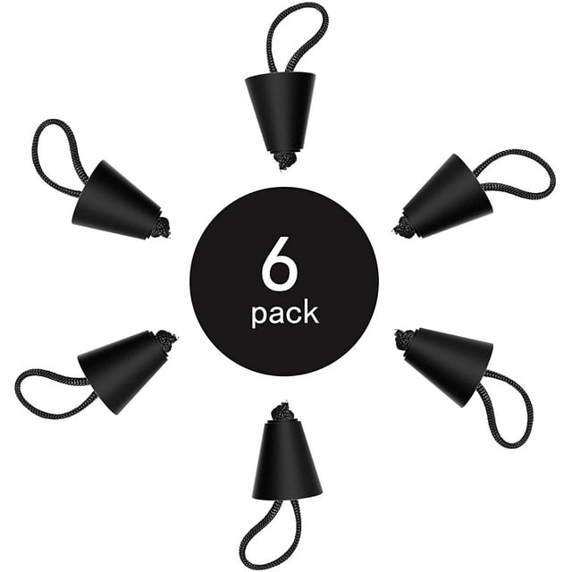 Kayak Plugs 6Pieces Scupper Plugs Kayak Drain Plugs with Lanyard Kayak Plugs for Sit on Top