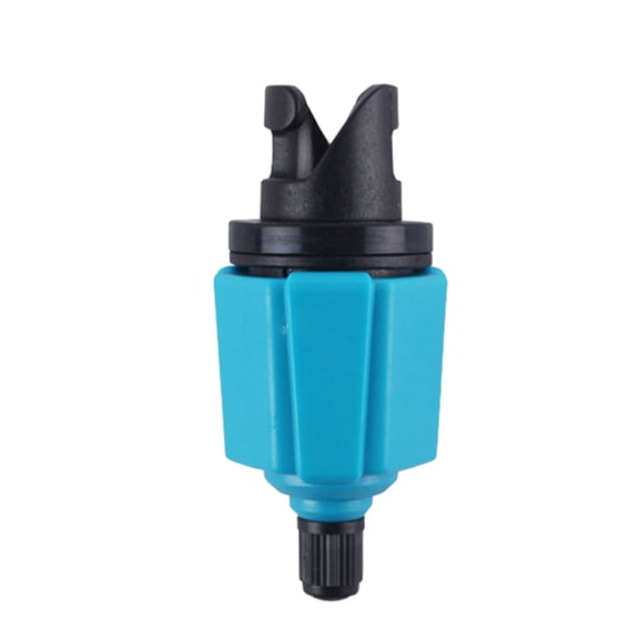 Milisten Inflatable Pump Adaptor Air Valve Adapter Blue and Black 1Pack Plastic