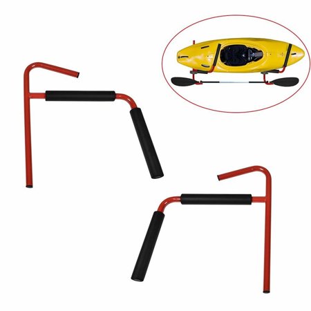 Kayak Rack Ladder Wall Mount Storage Rack Bike Surfboard Canoe Fold Hanger 1 Pair