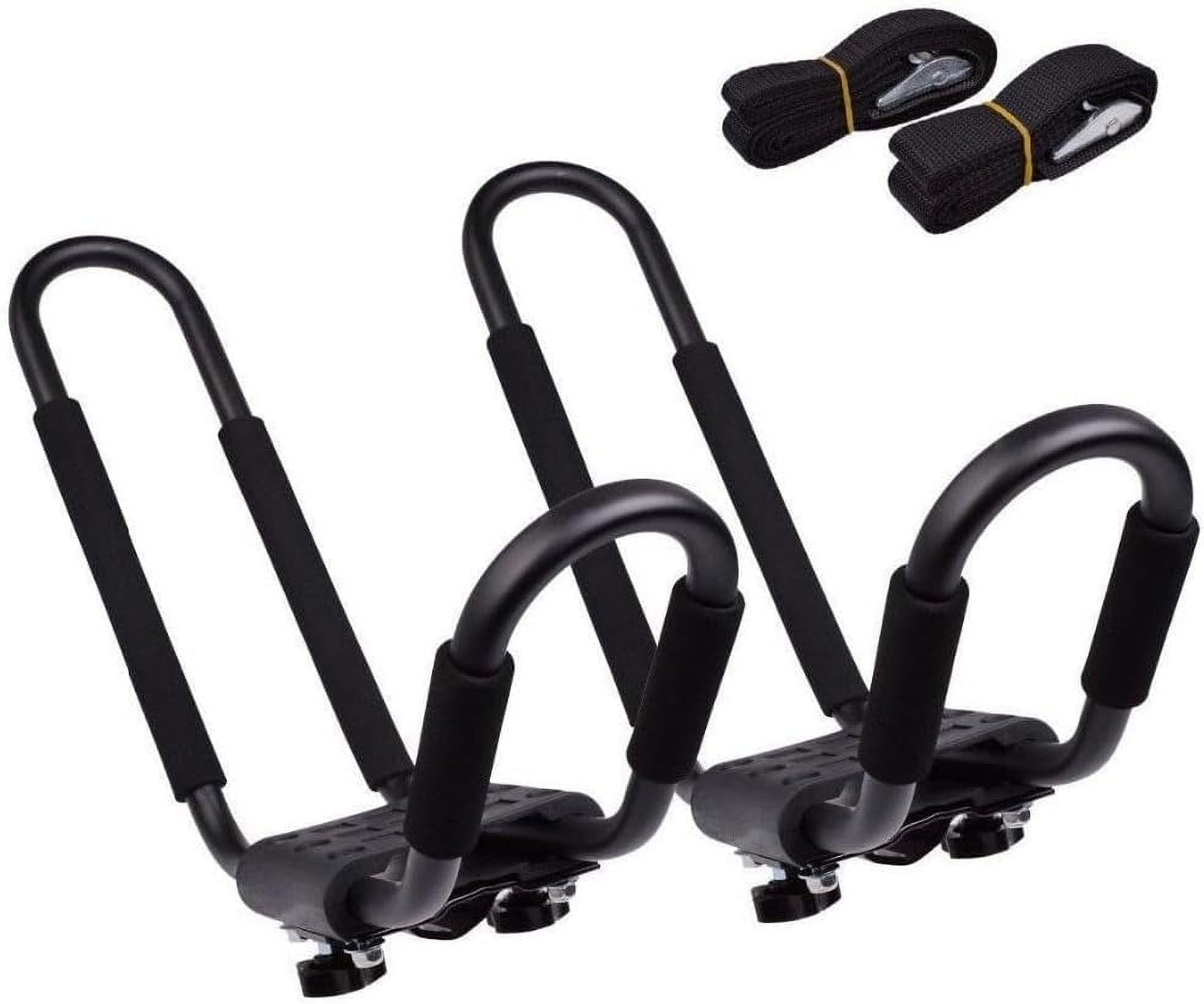 Kayak Rack Set 2Pcs J Bar Rack For Canoe Board Boat On Roof Top Mount kayak-rack-set-2pcs-j-bar-rack-for-canoe-board-boat-on-roof-top-mount