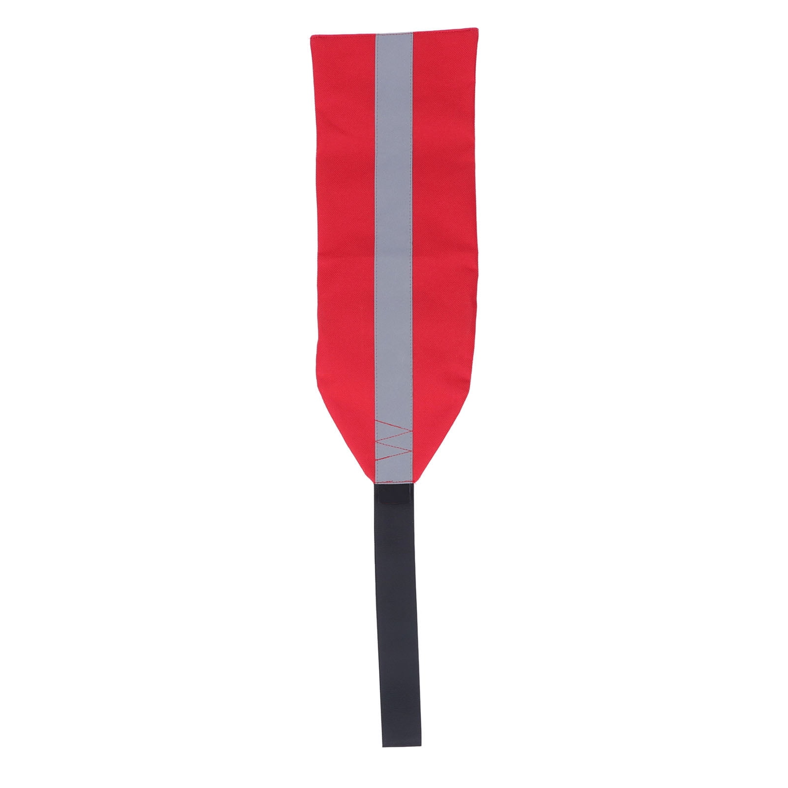 Kayak Safety Flag Multipurpose Oxford Cloth Towing Canoe Red Warning Flag With Reflective Strip
