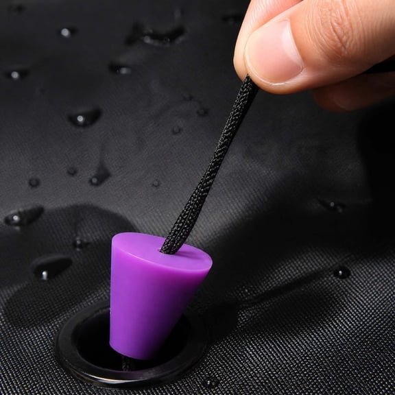 Kayak Scupper Plug, Silicone Drain Stopper, Boat Hole Plug Kit, Compact Universal Replacement Accessory for Kayak Canoe Inflatable Boat Watercraft Water Blocking Protection