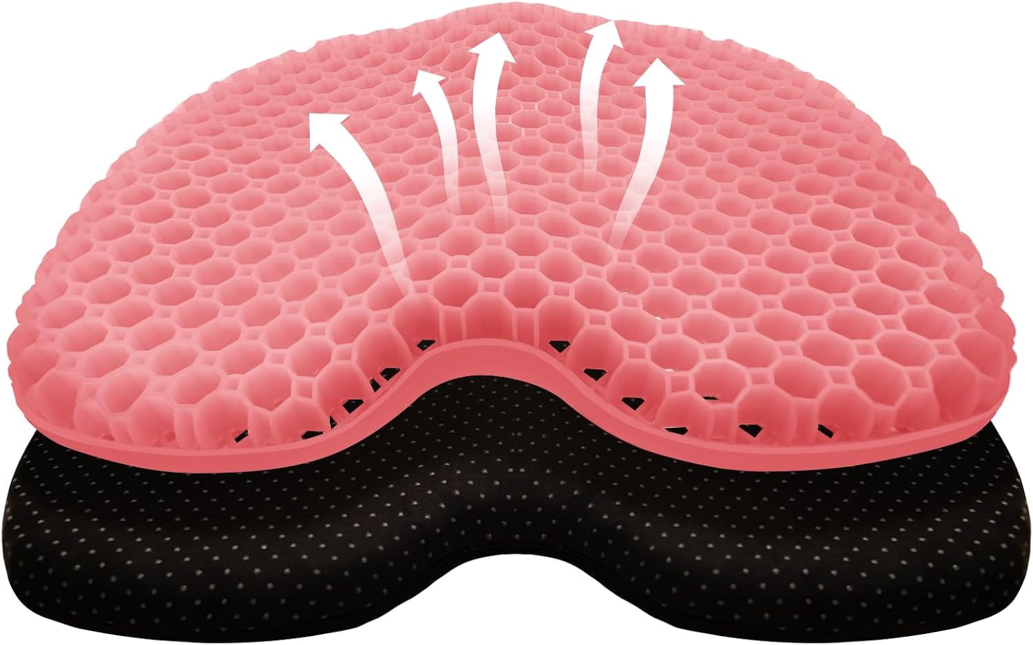 Kayak Seat Cushion, Thicken Anti Slip Waterproof Gel Kayak Seat, Portable Canoe Rowing Rubber Dinghy Pad for Stadium Sit in Kayak Inflatable Fishing Kayak Canoe Kayak Accessories