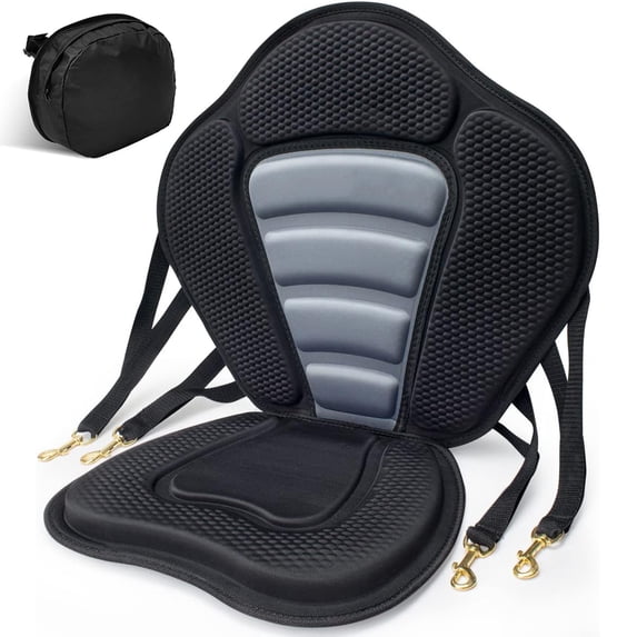 Kayak Seat,Hengu Universal Kayak Seats Canoe Seat with Back Support for Sit on Top, Adjustable Paddle Board Seat Sup Seat