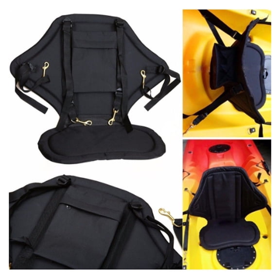 Kayak Seat Padded Adjustable Backrest Canoe For Fishing Boat Non Slip Rest Support Soft Cushion Inflatable Boat Backrest