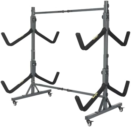 Kayak Stand Freestanding Storage Rack for Kayak Canoe Boat Paddle Board ...