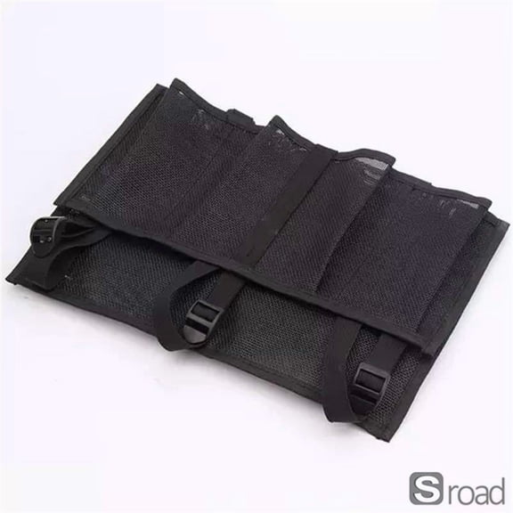 Kayak Storage Bag - Heavy-Duty Nylon Mesh Gear Organizer With Adjustable Strap, Under-Seat & Deck Mount For Canoe, Paddle Board Accessories