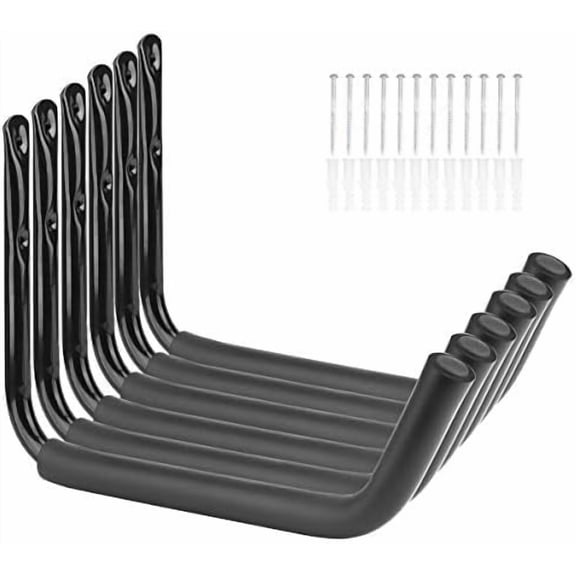Kayak Storage Rack, Heavy Duty Wall Mount Kayak Hanger for Secure Storage, Garage Hooks for Kayaks, SUP Paddle Boards, Canoes, Surfboards