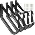 thumbnail image 1 of Kayak Storage Racks, 4 Pack Freestanding Canoes Garage Hooks, 19.5Inch Wall Mount Surfboard Hangers and Stand-Up Paddle Board Holder, 150lb Capacity, 1 of 8