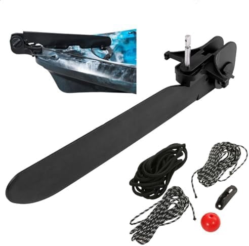 Kayak Trolling Motor Rudder, Foot Control Canoe Rudder Kit, Fishing ...