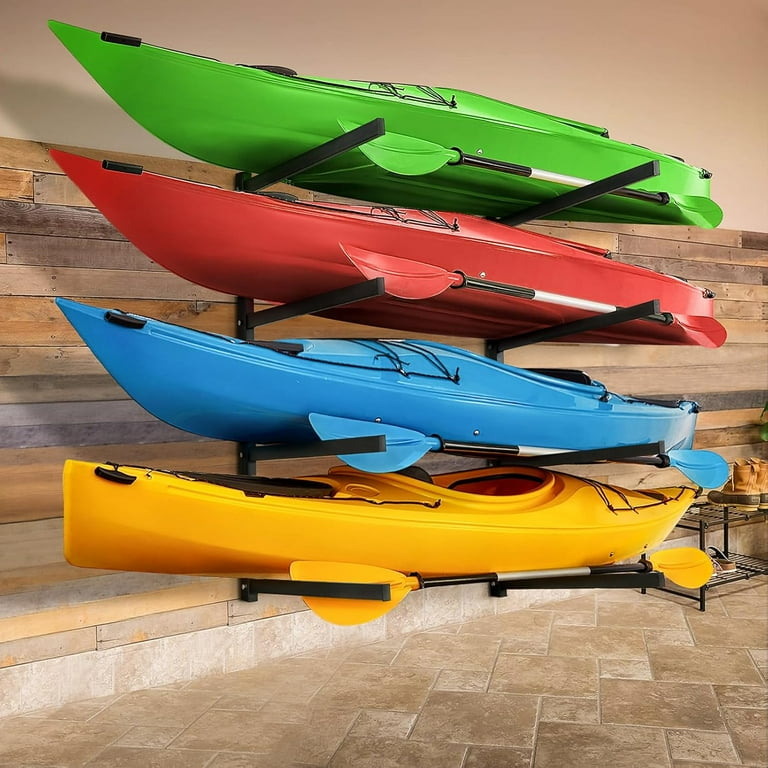 Kayak Wall Rack for Kayaks, Heavy Duty Kayak Racks for Garage