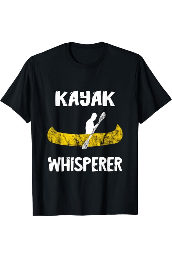 Kayak Whisperer Rafters Rafting Kayaking Canoe Boating T-Shirt