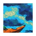 thumbnail image 1 of Kayak by Moonlight. - Canvas, 1 of 25