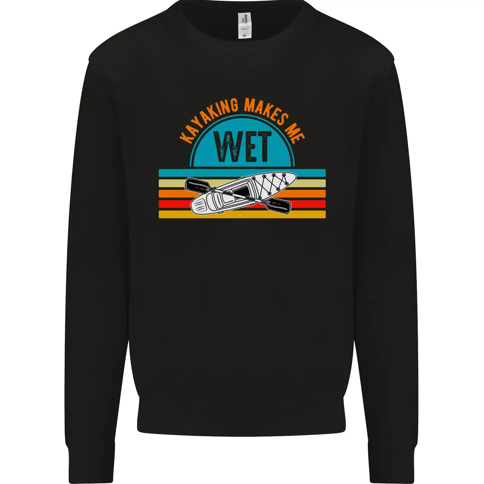Kayaking Makes Me Wet Funny Kayak Canoe Mens Sweatshirt Jumper