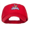 thumbnail image 1 of Kayaking Patched Low Pet Spun Cap - Red OSFM, 1 of 5