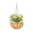 thumbnail image 1 of Kayannuo 1 pcs Flower Basket Hanging Basket Flowers Grass Plants Flower Pot Slot Style Flower Sink Outdoor Wall Mounted Hanging Basket Pads Wall Mounted Flowe 10in, 1 of 3