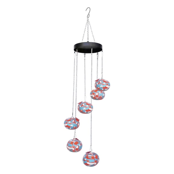 Kayannuo 1PC Charming Wind Chimes Outdoor Hummingbird Water Feeder Wind Chime Shaped Bird feeders for Viewing Hanging Garden Water Feeder for Birds Bird Water Feeder,Purple